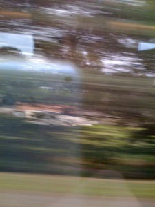 What all my photos on the train ride looked like...