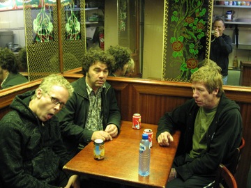 Dave, Sam, Dusty: Show me the jet-lag look...