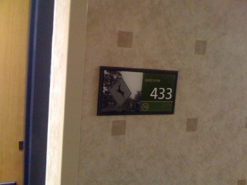 The John Cage Memorial Suite at Hampton Inn