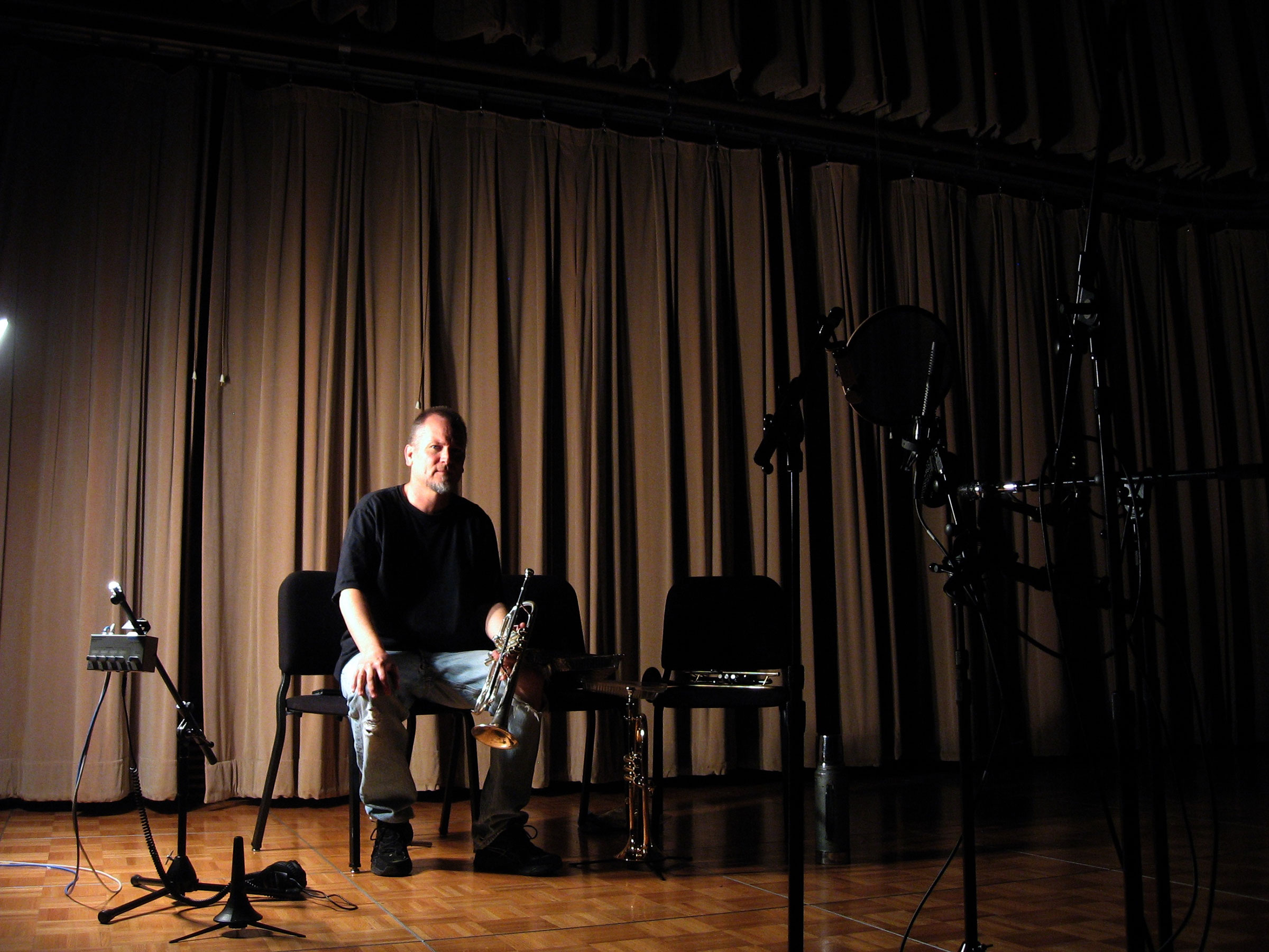 Solo recording session at UCSD Studio A (2)