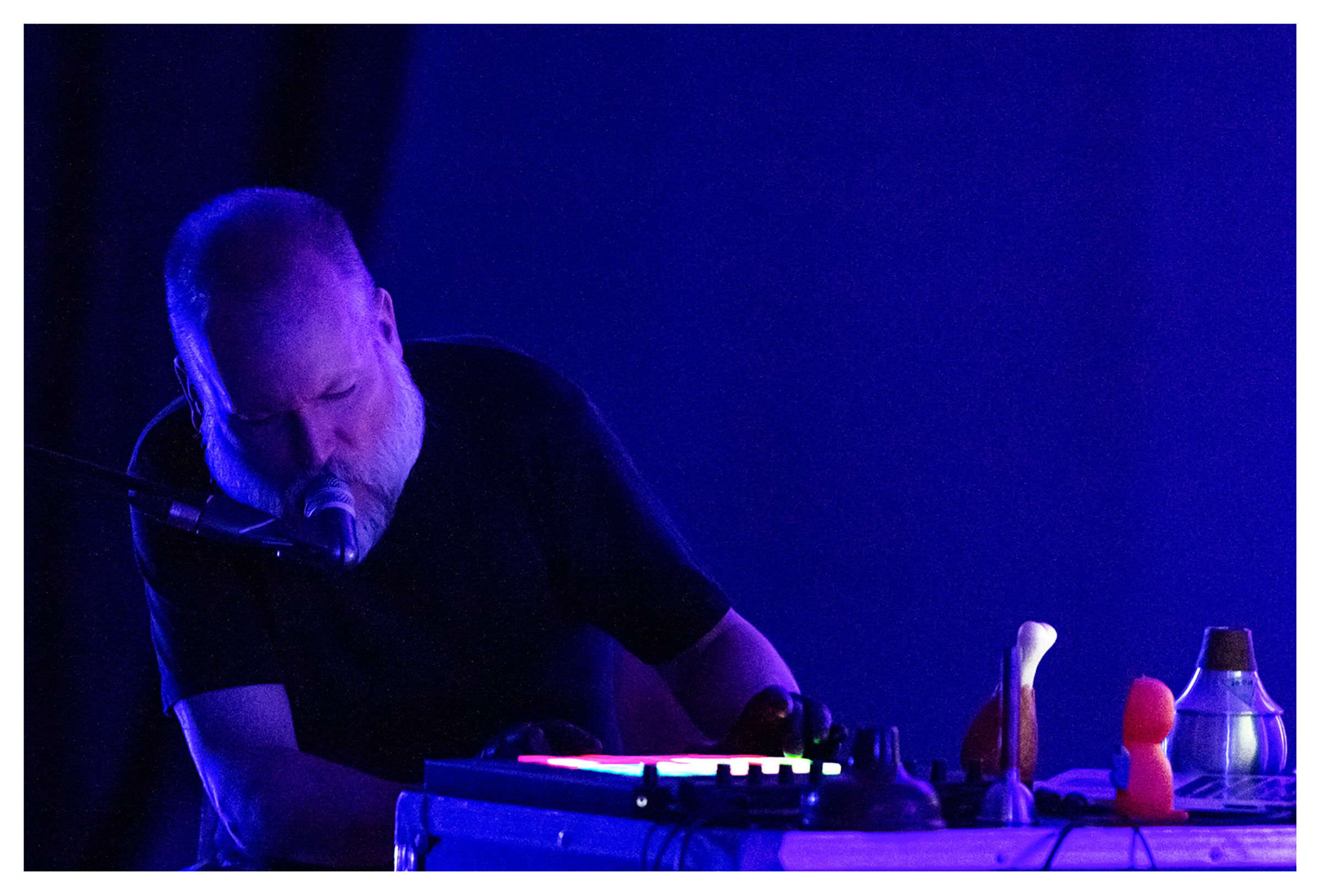 Jeff Kaiser at the Bernaola International Music Festival with The Forgetting Machine