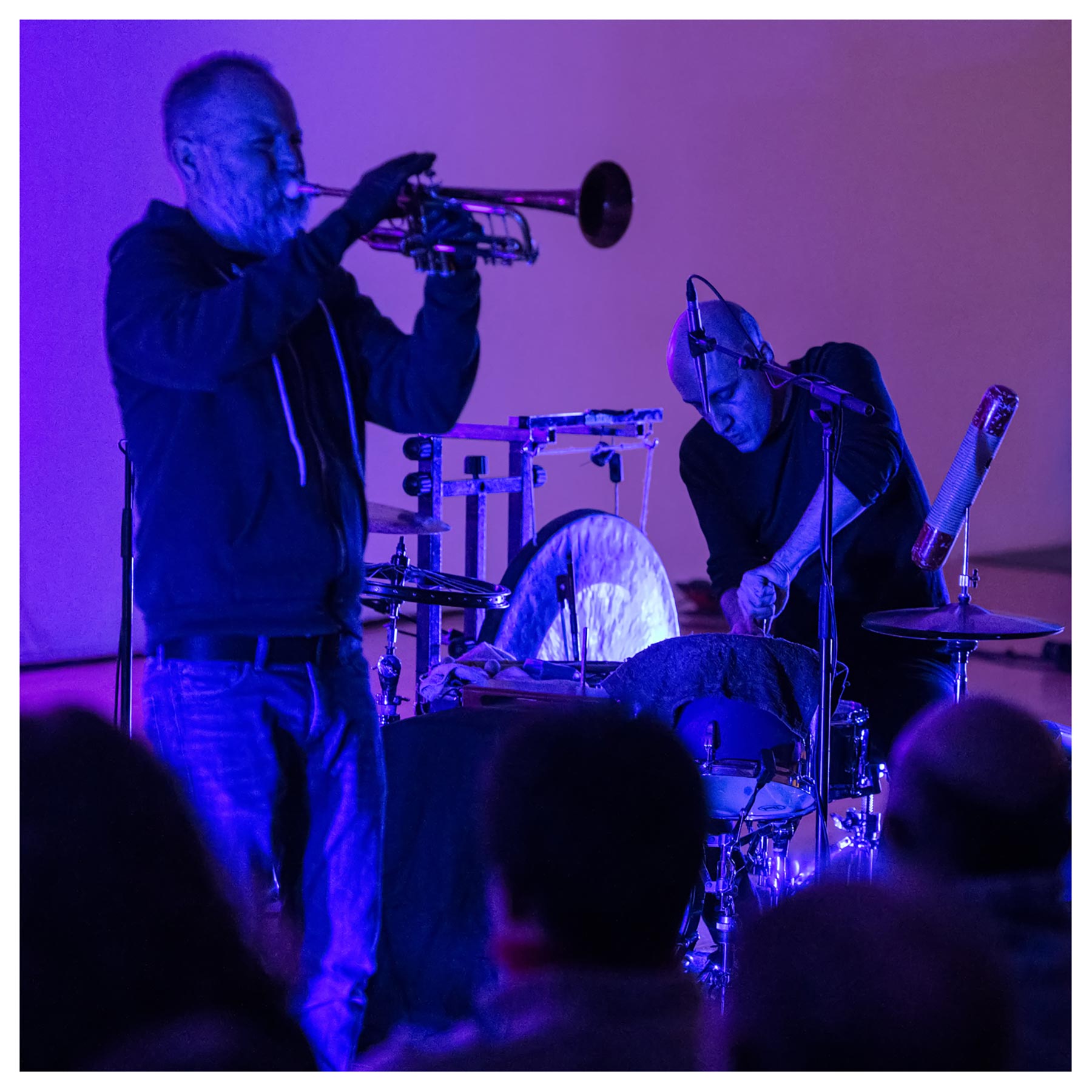 The Forgetting Machine, Jeff Kaiser and Luis Tabuenca at the Bernaola Music Festival, Artium, Vitoria-Gasteiz, Spain