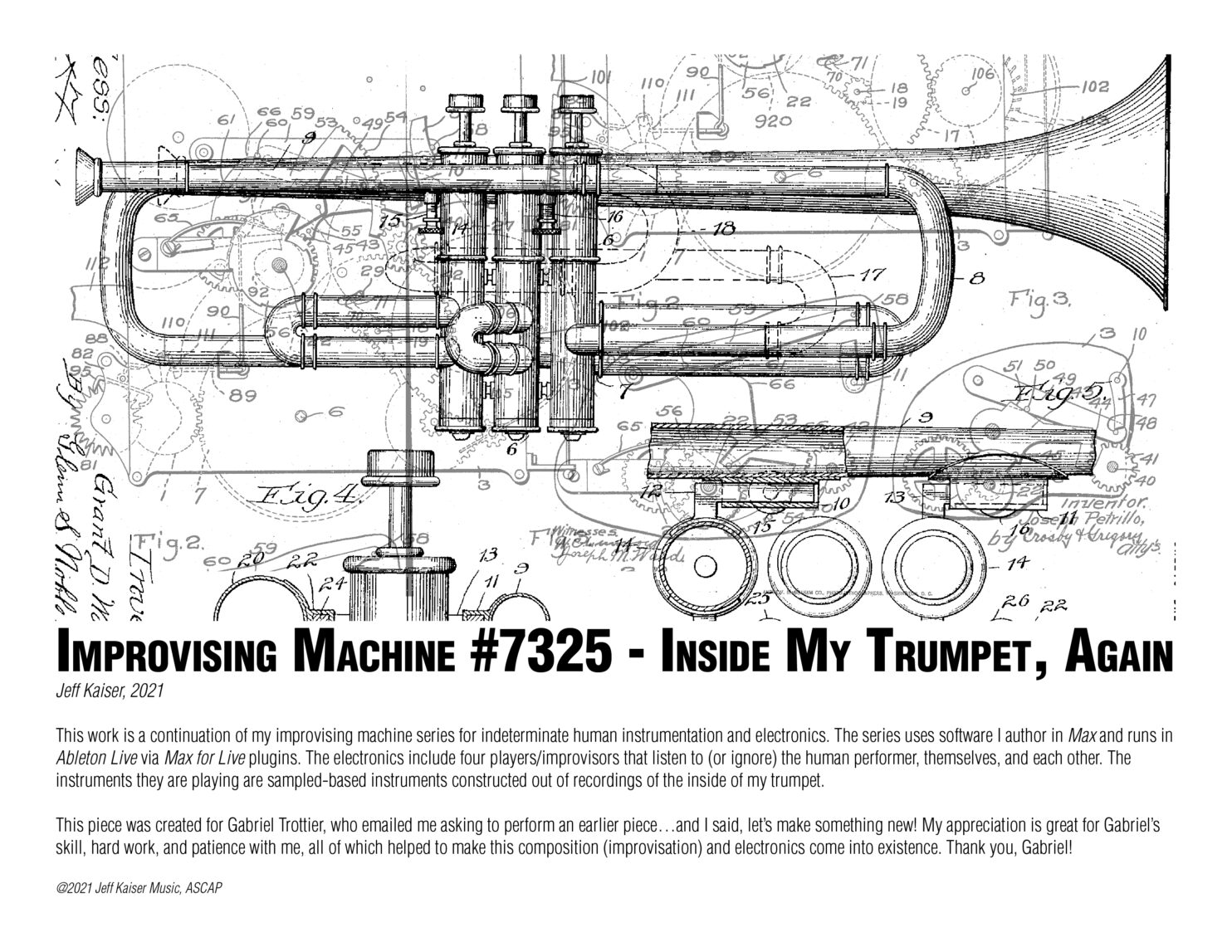 Improvising machine #7325 - Inside my trumpet, again